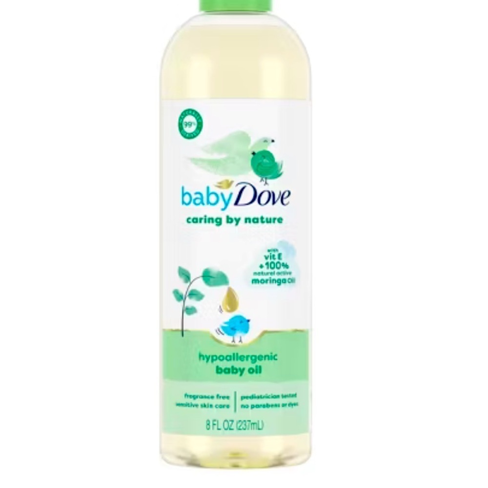 Baby Dove Caring by Nature Hypoallergenic Baby Oil - 8 fl oz